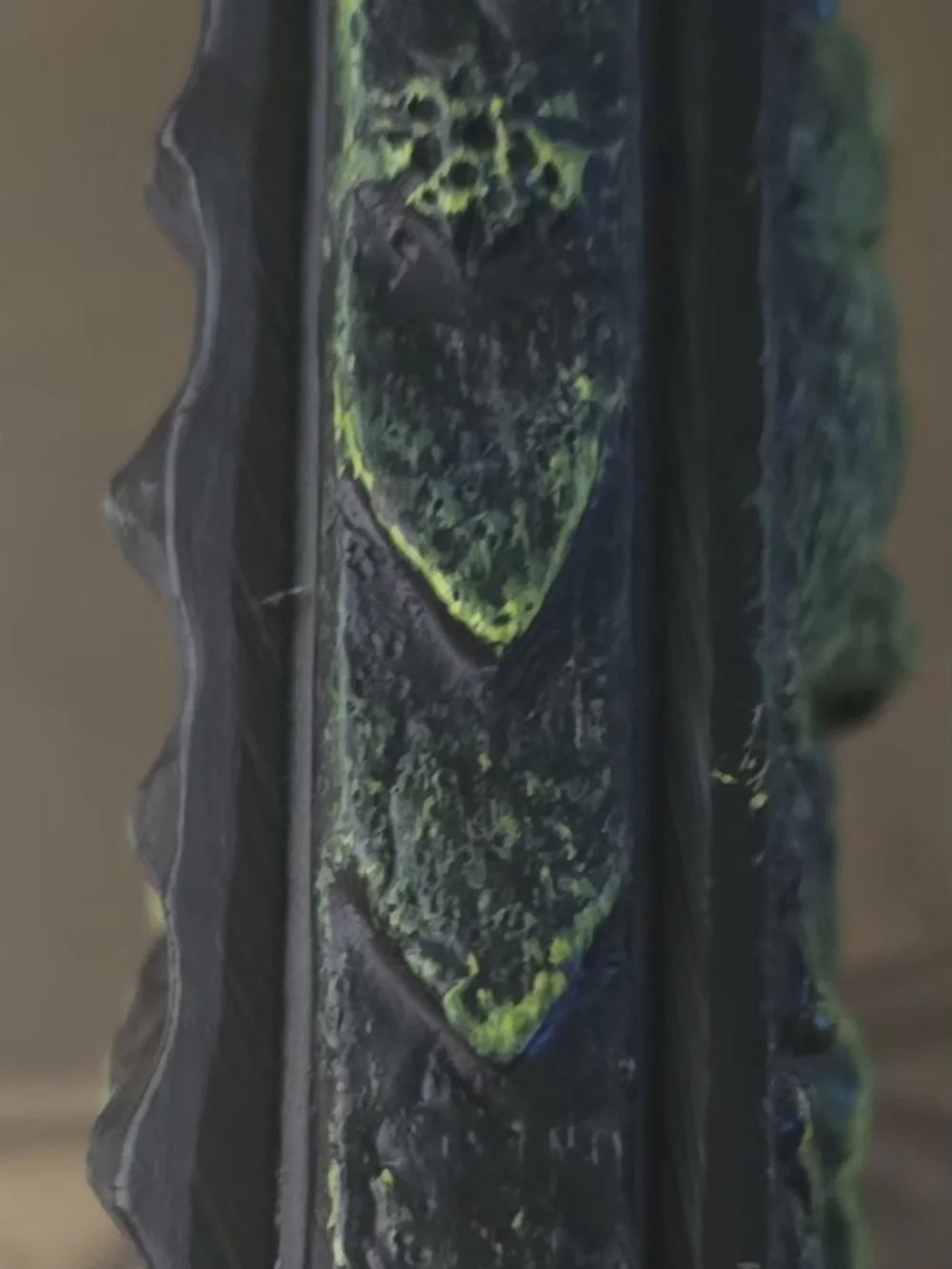 Handcrafted 3D Embossed Green Dragon Eye Journal
